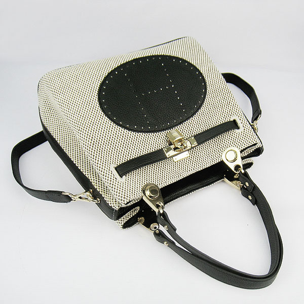 Replica Hermes New Arrival Double-duty handbag Black 60668